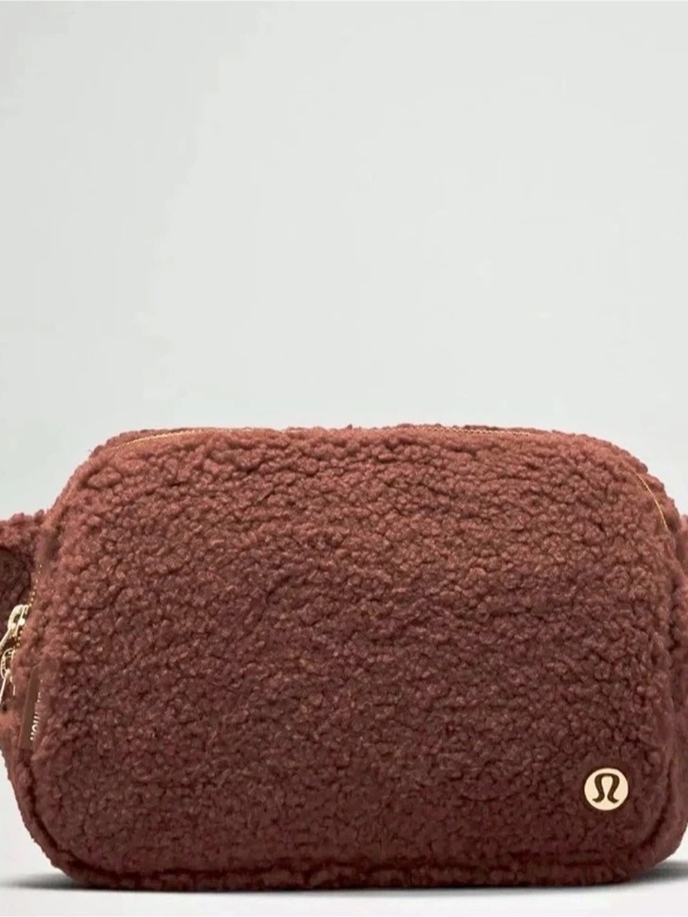 lululemon Everywhere Belt Bag Fleece Brown Crossbody Bag